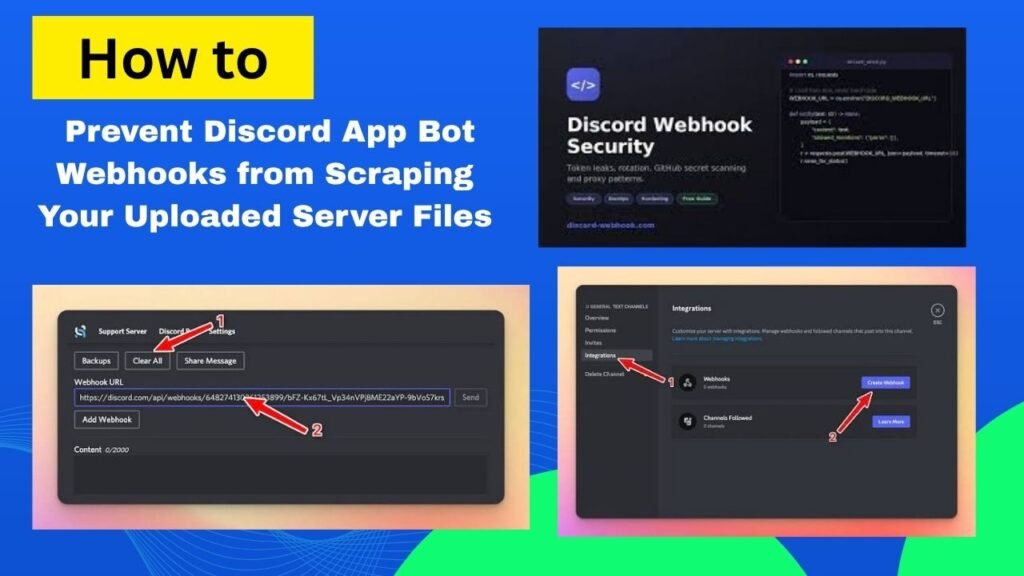 How to Prevent Discord App Bot Webhooks from Scraping Your Uploaded Server Files