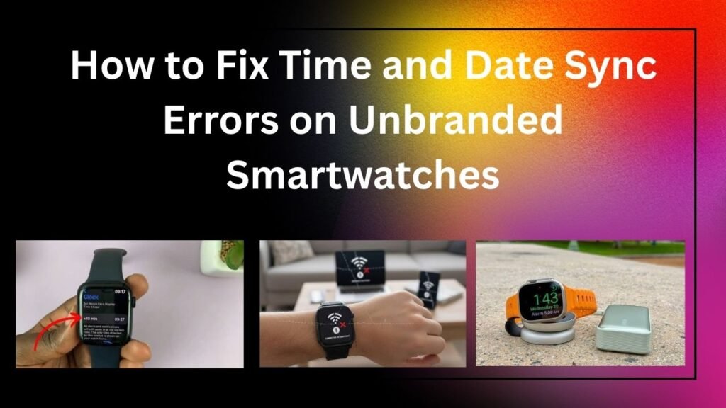 How to Fix Time and Date Sync Errors on Unbranded Smartwatches