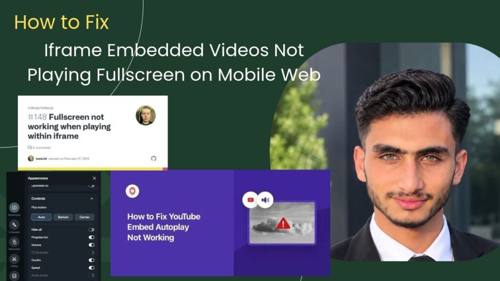 How to Fix Iframe Embedded Videos Not Playing Fullscreen on Mobile Web