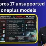 coloros 17 unsupported oneplus models