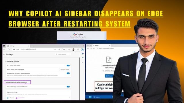 Why Copilot AI Sidebar Disappears on Edge Browser After Restarting System