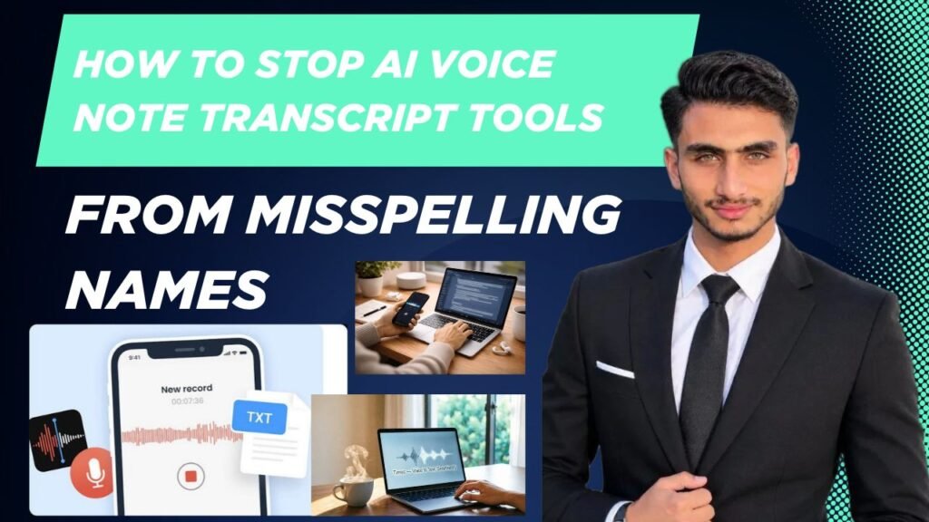 How to Stop AI Voice Note Transcript Tools from Misspelling Names